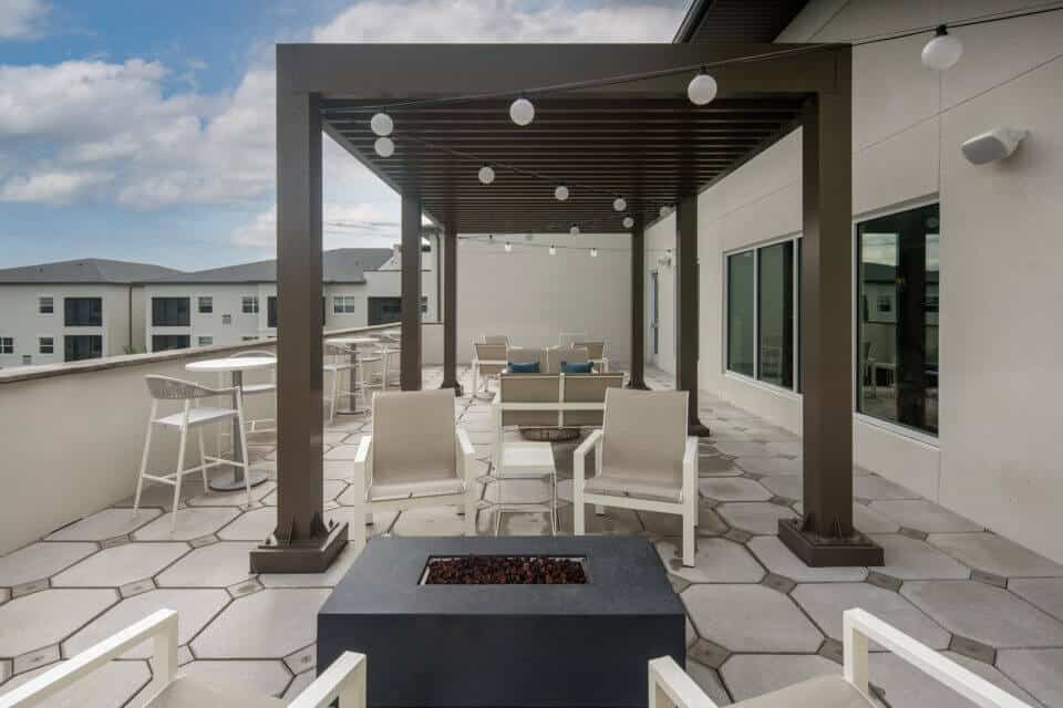 outdoor roof patio